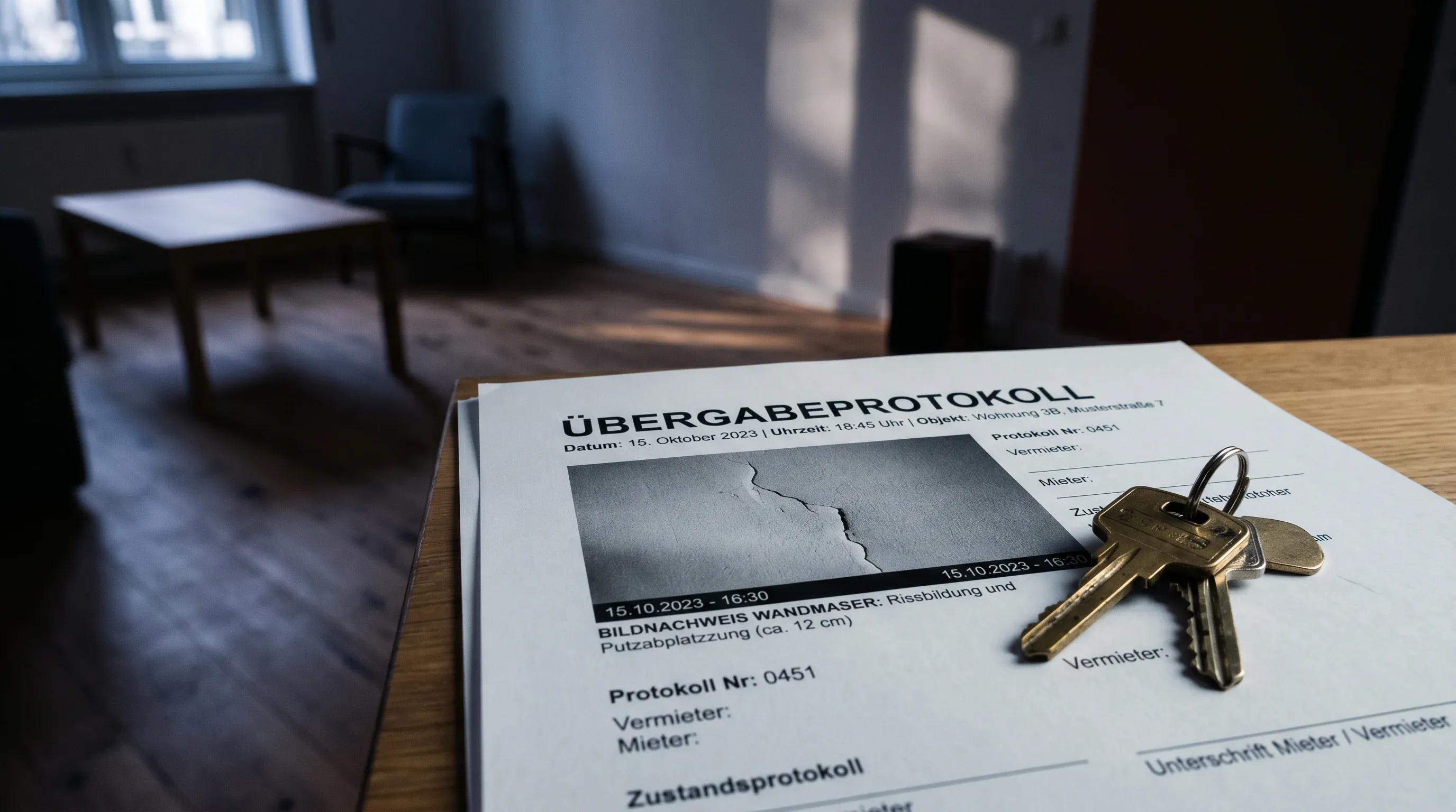 Kein Übergabeprotokoll beim Einzug: Wer trägt die Beweislast bei späteren Schäden?