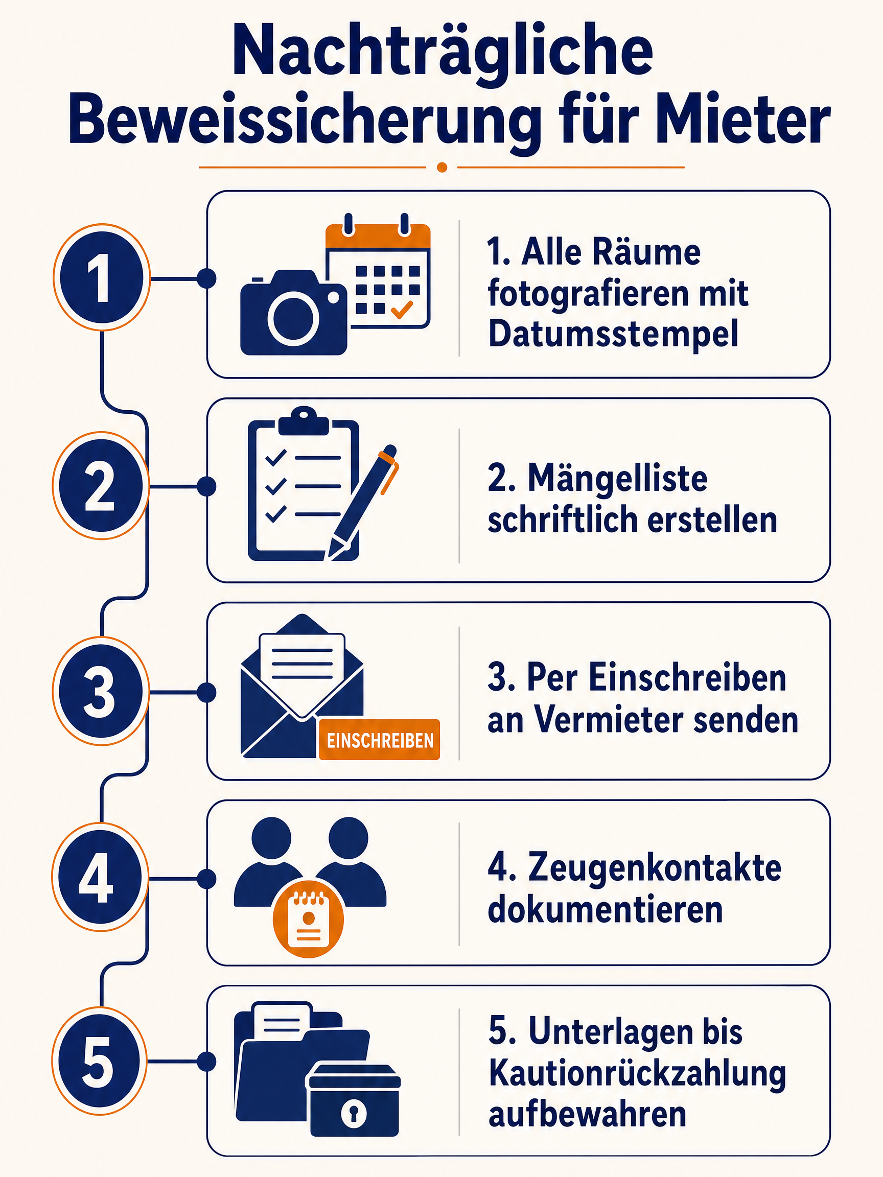 Nachträgliche Beweissicherung für Mieter