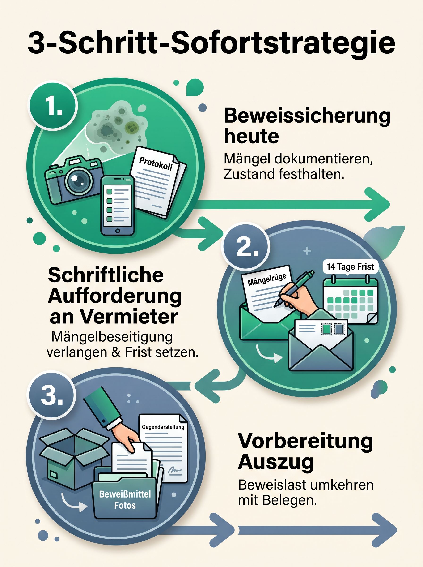 3-Schritt-Sofortstrategie